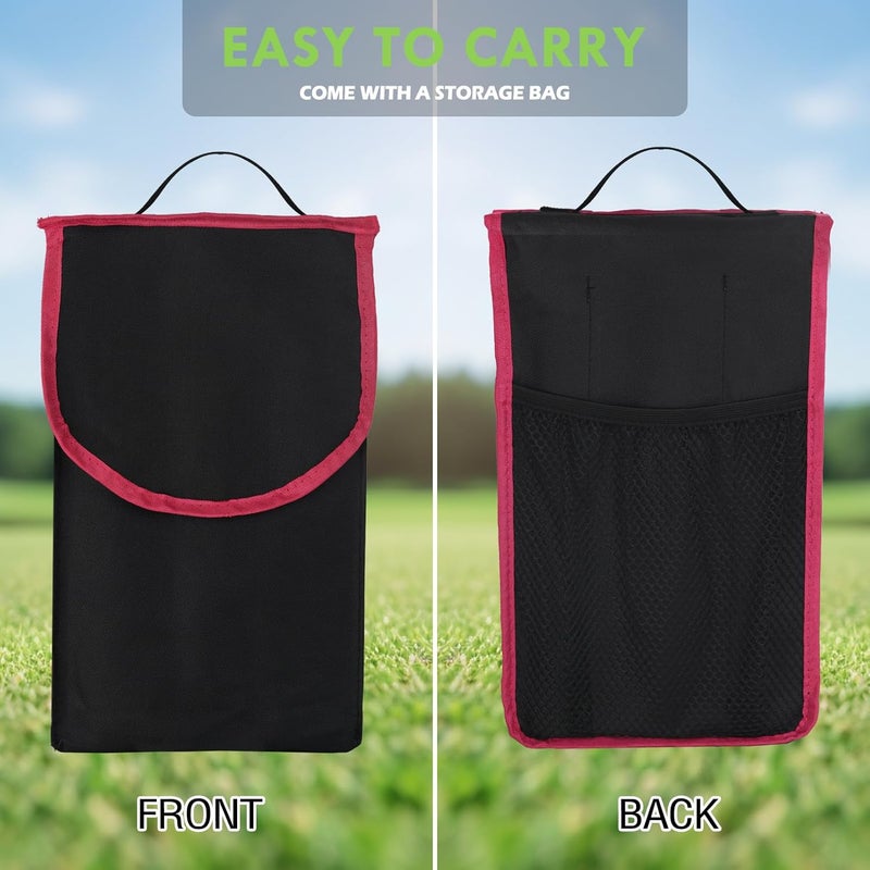 TRINKA Golf Ball Retriever with Storage Bag, Detachable Golf Ball Picker Upper Tube, Aluminum Alloy Golf Ball Collector, 40 Inch Golf Balls Shagger Grabber for Men Women, Hold up to 24 Golf Balls - Image 4